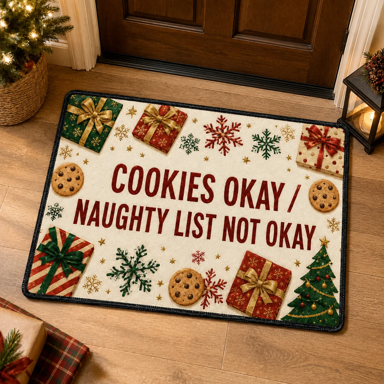 Christmas Doormat Cookies Okay - огляд і ціна Home Textiles List