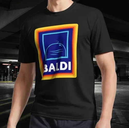 New Baldi Bald head Aldi Logo Active Premium Unisex T-Shirt Tee Funny Size S-5Xl