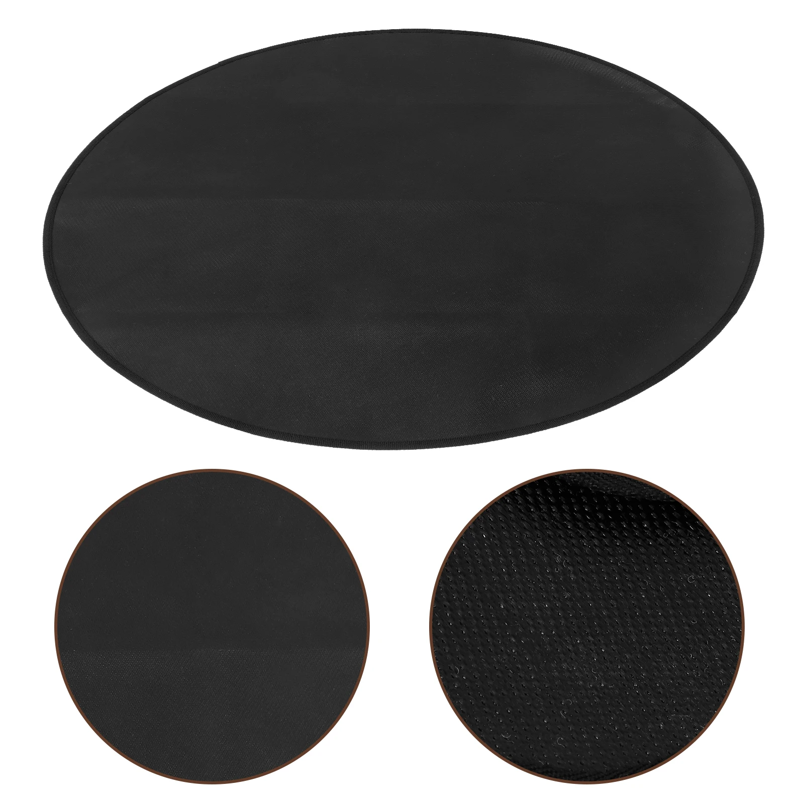 

Round Fireproof Mat for BBQ Pit Grill Heat Shield Ground Protector Waterproof Outdoor Reusable Easy Clean Barbecue Pad
