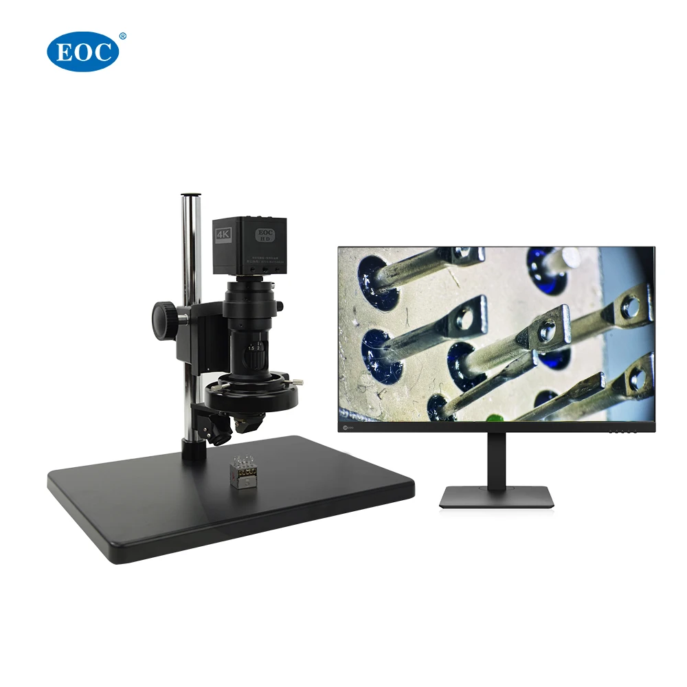 

EOC 3840X2160 4K Industrial 2D 3D Electron Electronic HD Phone Repair Quality Check Digital Video Microscope