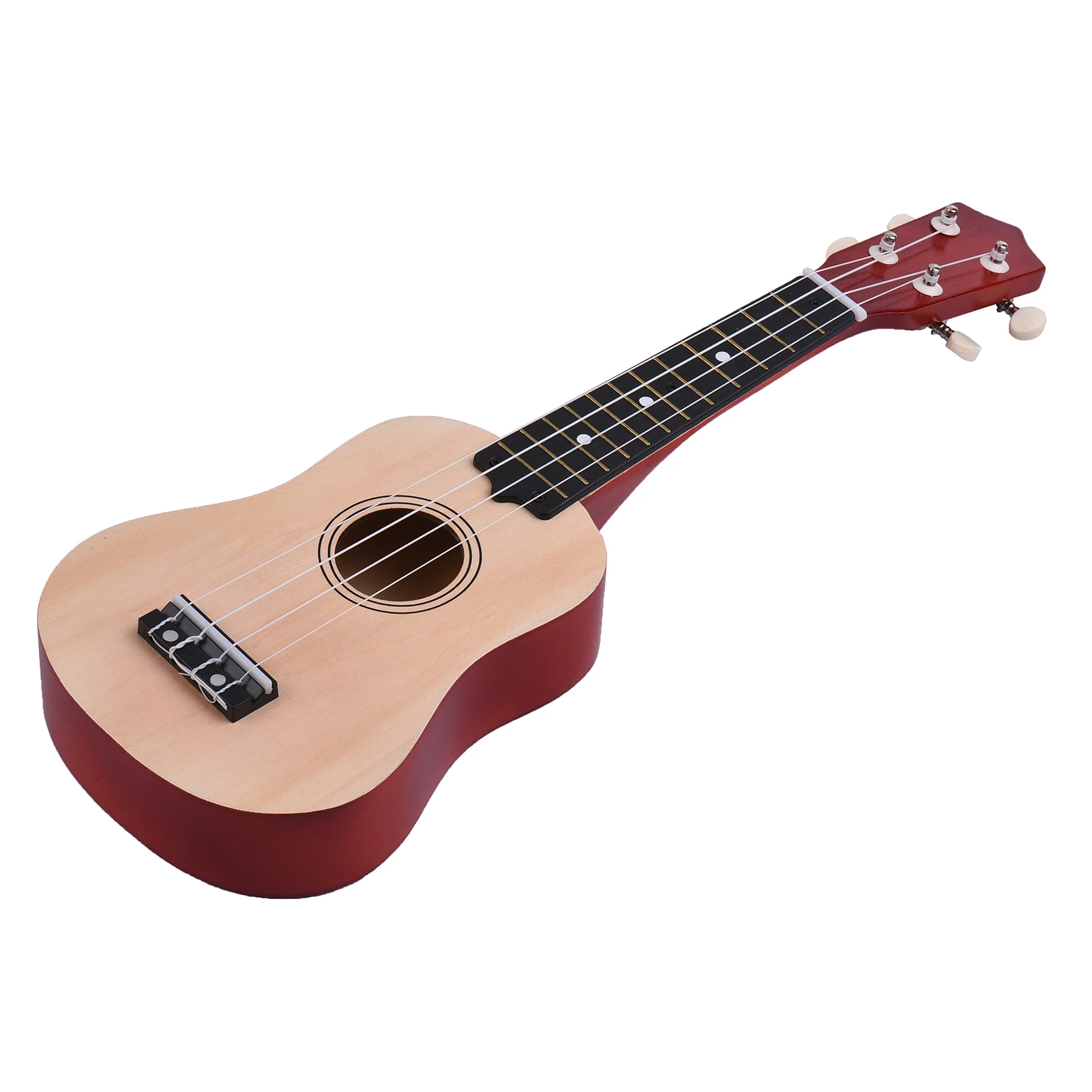 Ukelele de 21 pulgadas, ukelele de 4 cuerdas, guitarra pequeña, bajo, instrumento Musical de madera, regalo para niños