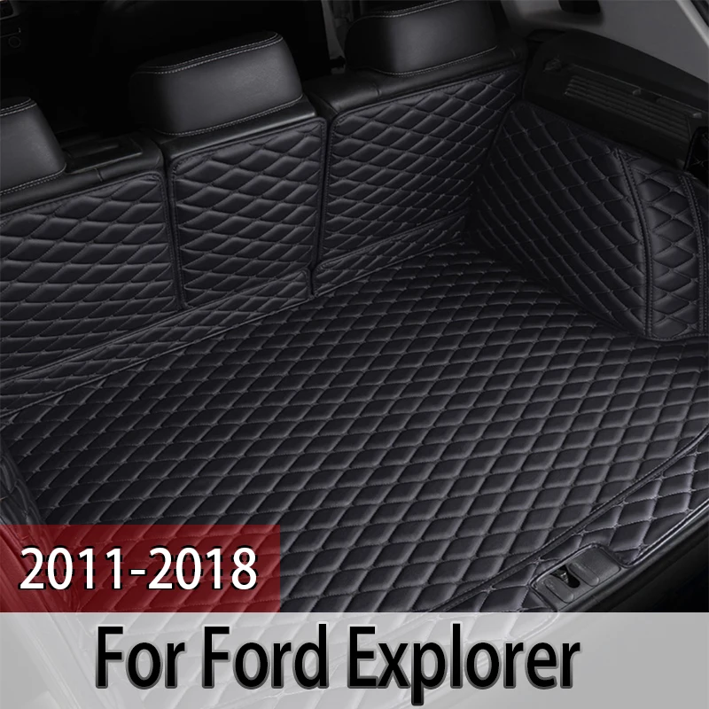 High Side Car trunk mat For Ford Explorer 2011-2018 cargo liner carpet interior accessories cover