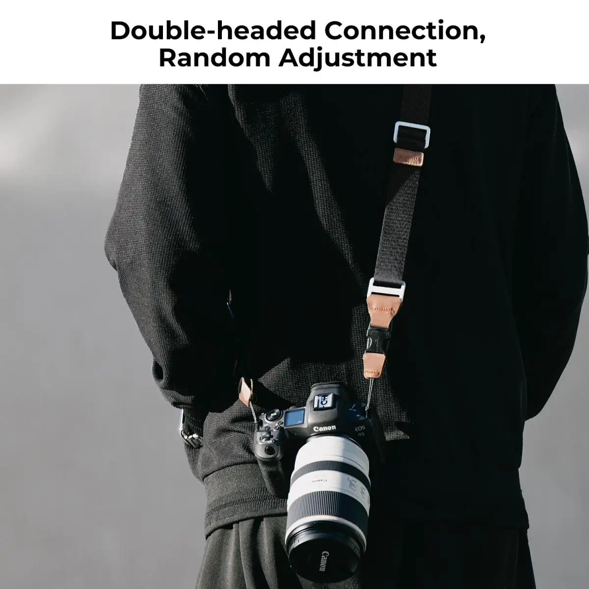 K&F Concept 160cm Camera Shoulder Neck Strap 32mm Width Adjustable Sling Camera Strap for Nikon Canon Sony Olympus DSLR Camera