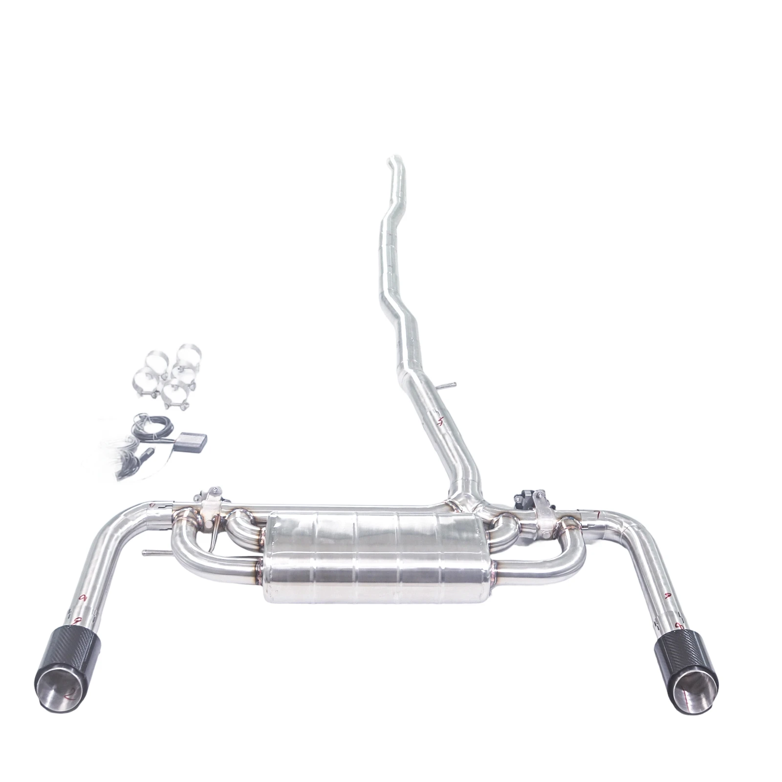 Suitable for 2022 BMW M235i  F44 b48 2.0T Catback stainless steel high-performance electronic valve exhaust system