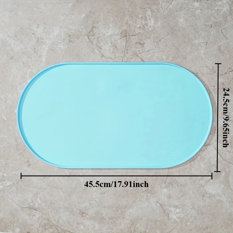 1 pièce, tapis d'alimentation pour chat avec conception imperméable antidérapante, tapis de nourriture pour animaux de compagnie, Compatible avec les bols pour chat/chien, les ménages multiples, les propriétaires de chiens