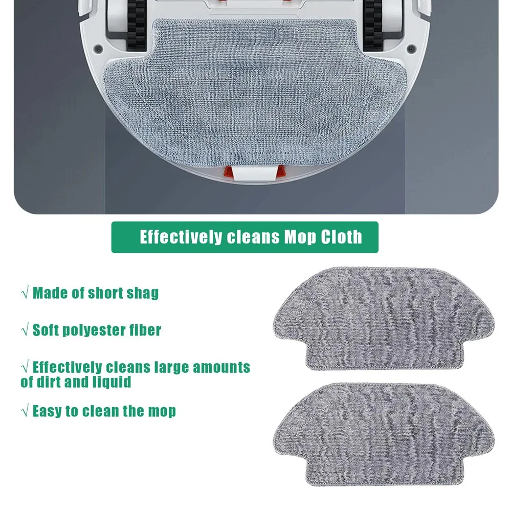 Kit de accesorios de repuesto para Xiaomi Mi Robot Vacuum S12 /Mop 2S /Mop P/Mop Pro, piezas de repuesto para aspiradora