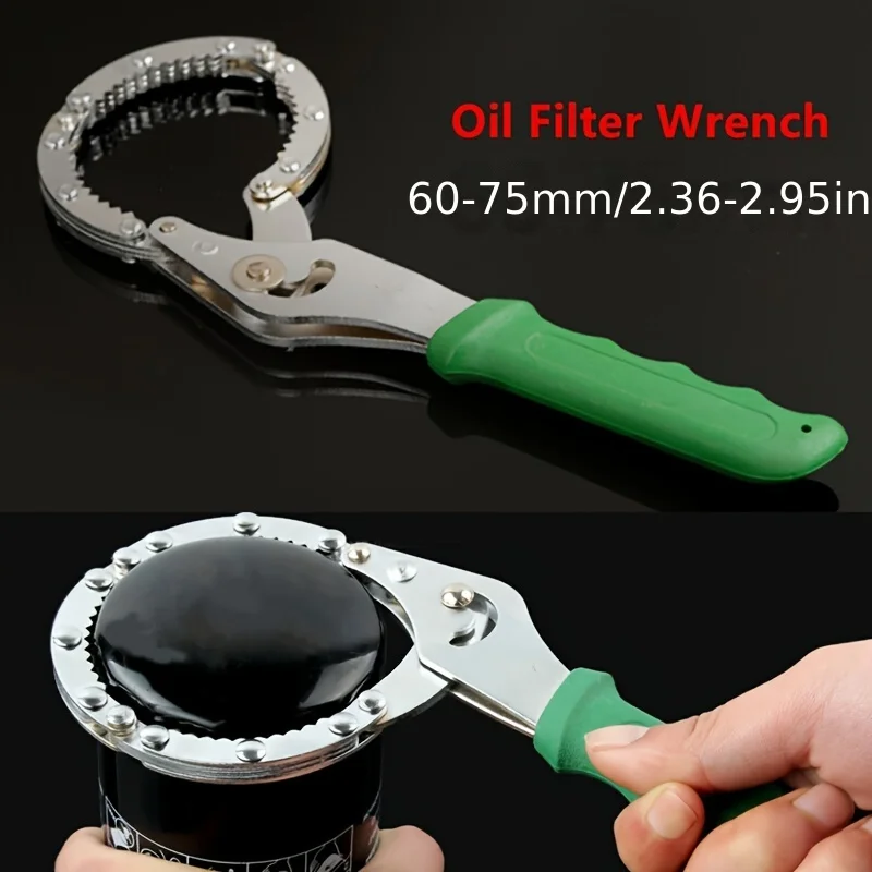 1pc Auto Repair Clamp Type Filter Wrench, Adjustable Oil Filter Element Wrench