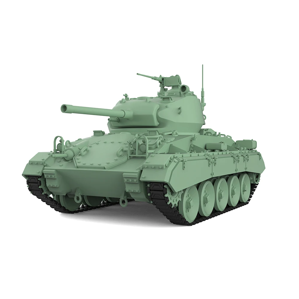 US M24 Chaffee Light Tank SS512 1/48 1/76 1/87 1/120 1/160 1/220 Military Model Kit Miniature Static