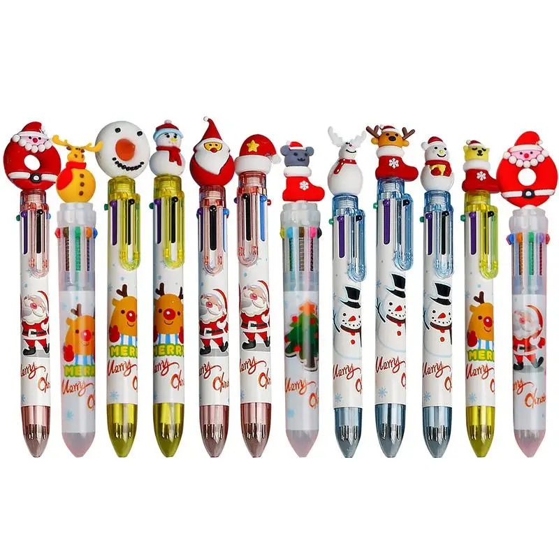 Multicolor Pen Fun Pens With Retractable And Multicolor Design Practical And Smooth Writing Multicolor Pen For School Supplies