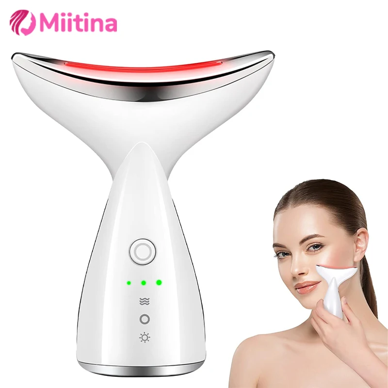 3 In 1 Neck Face Beauty Device EMS Tighten Reduce Double Chin Lifting Tighten Anti-Wrinkle Skin Care Home Face Lifting Machine