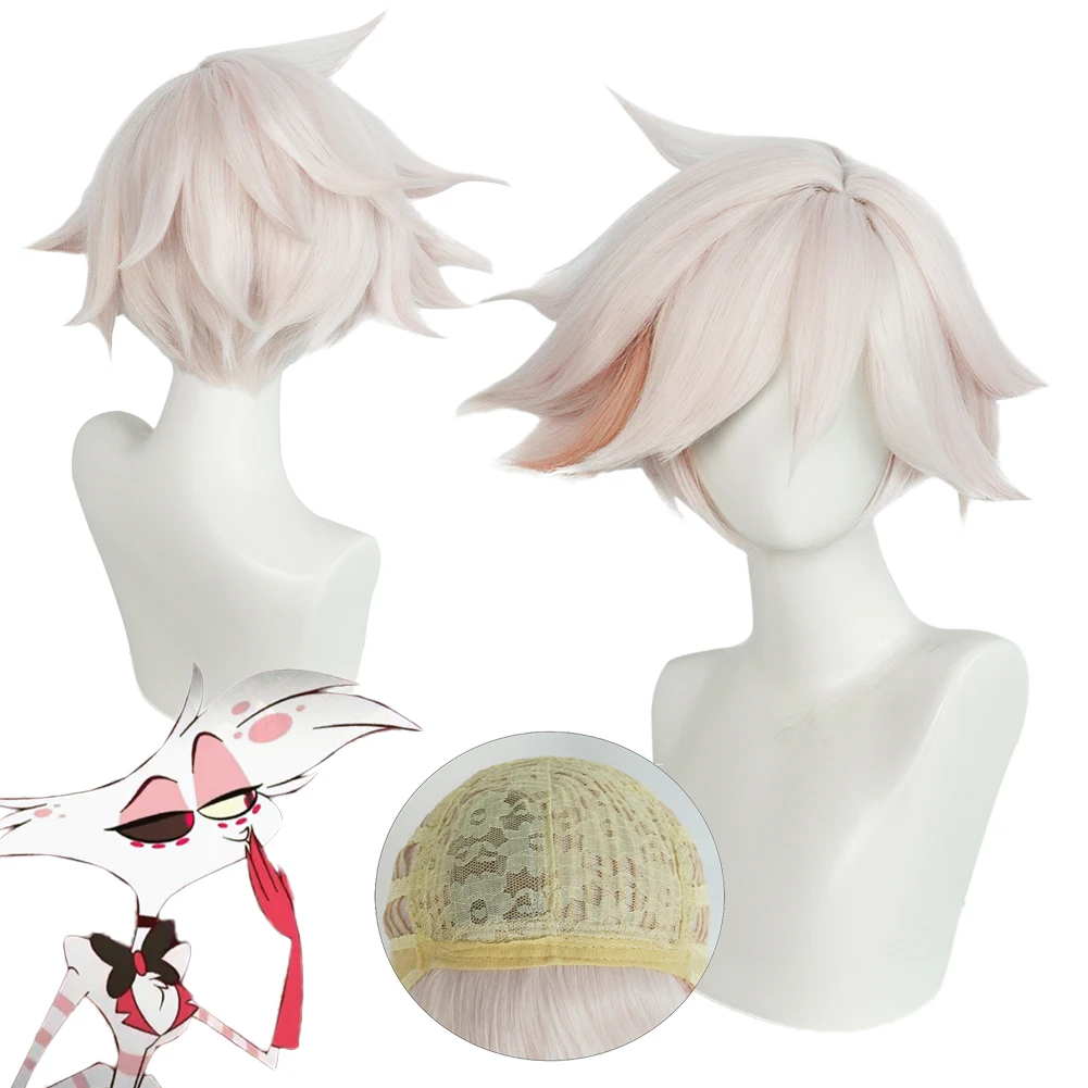 تمويه التلفزيون الجحيم نزل 2 الملاك الغبار تأثيري حلي الوردي أعلى السراويل السوداء الملابس مجموعة النساء هالوين كرنفال لعب الأدوار موحدة