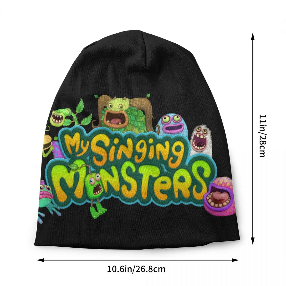 My Singing Monsters Bonnet Hat Knit Hat Men Women Fashion Unisex Adult Warm Winter Skullies Beanies Caps