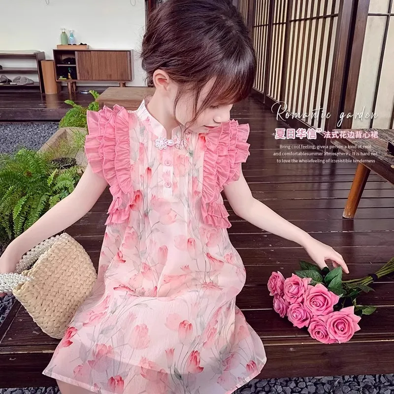 

Butterfly Girls Dress Summer Mesh Fashion Bow Little Princess Baby Dress Christmas Birthday Gifts Kids Clothes 4 6 8 9 Years Old