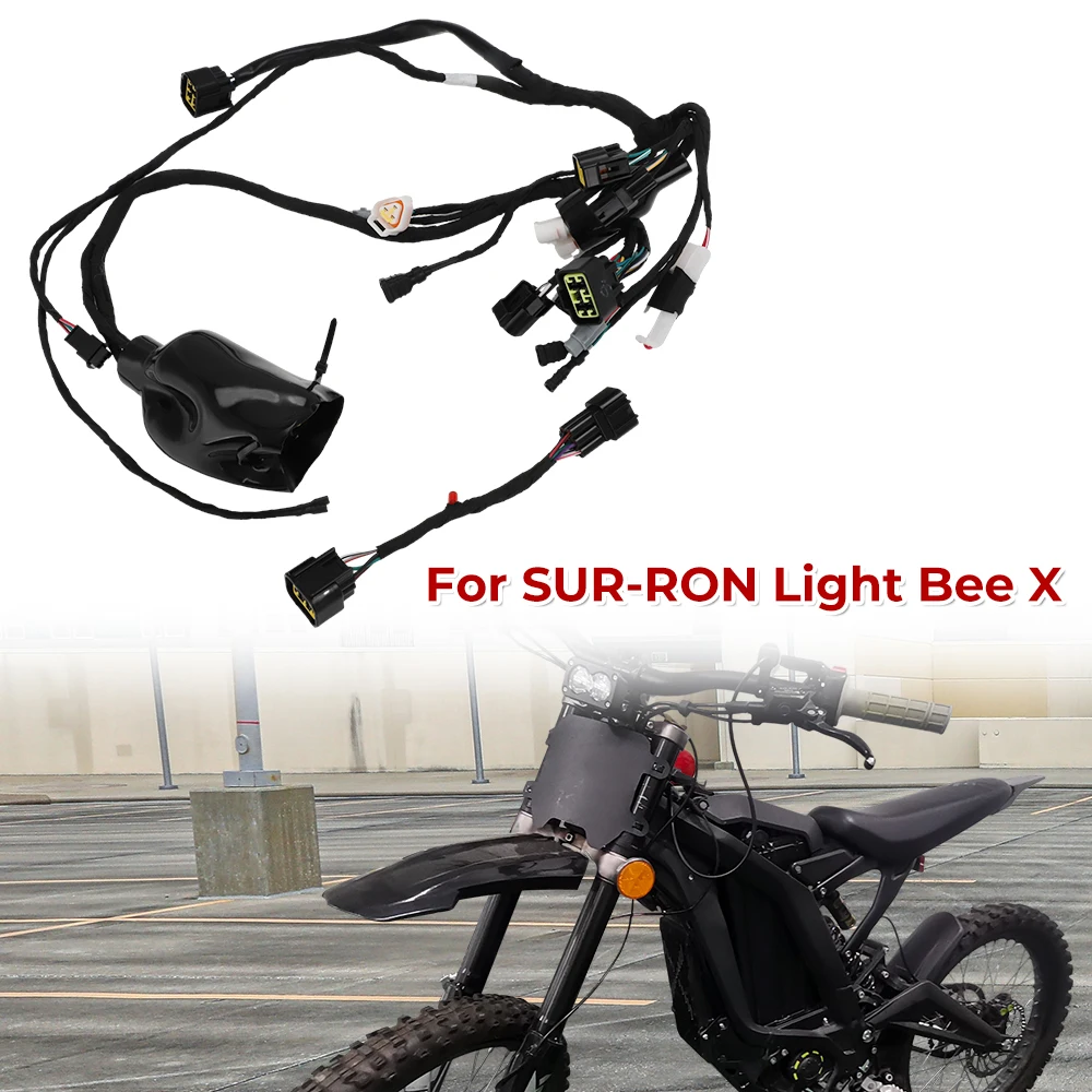 For SUR-RON Light Bee X Motorcycle Main Power Wire Harness Cable Assembly Off Road Electric Vehicle Complete Vehicle Line Cable