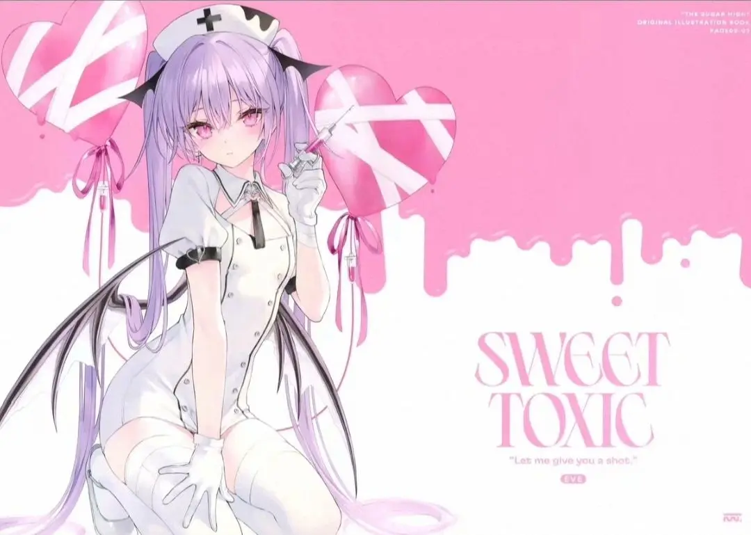 

In Stock Charming Pink Eve Nurse Sweet Magic Doll Landscape Ornament Boy Gift Model Peripheral 1/6 Action Figure Collection Gift