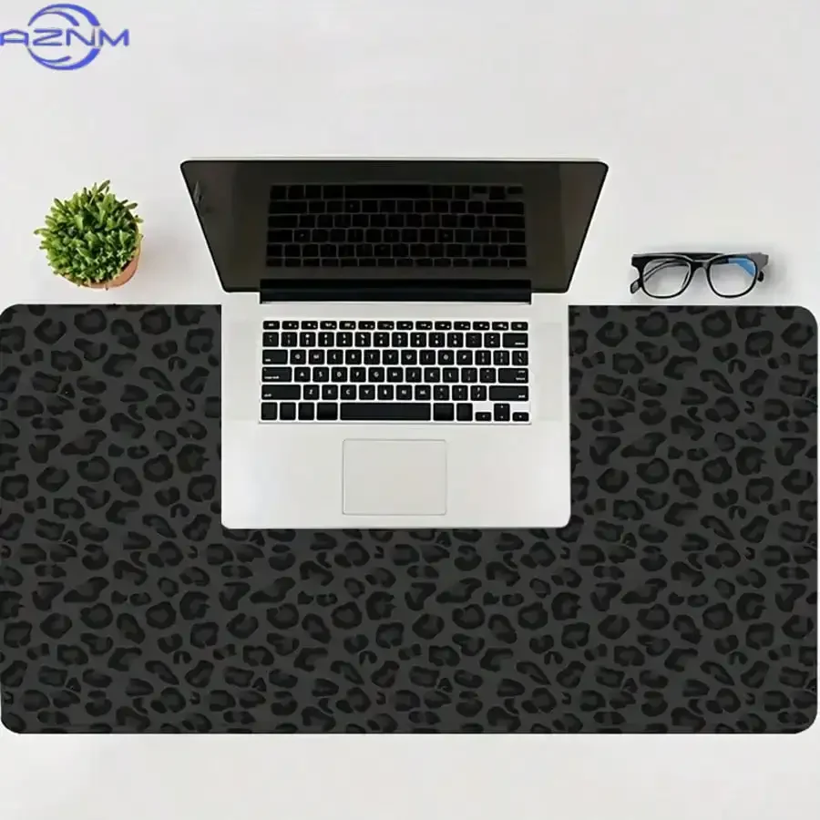 Gaming Mouse Pad Non Slip Rubber Base Smooth Polyester Desk Mat Halloween Animal Pattern Suitable Laptop Home Office Gift
