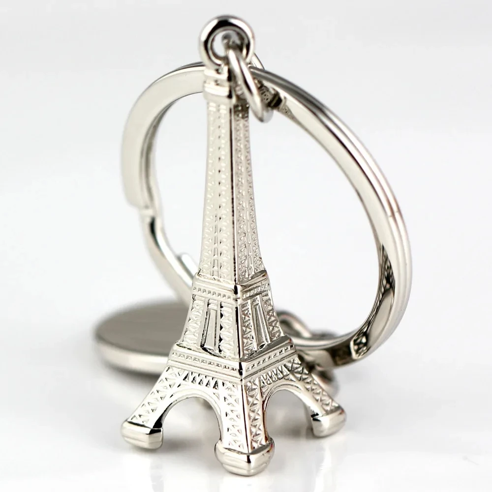 3D Eiffel Tower keychain for women creative keychain key ring cute portachiavi chaveiro llaveros hombre bag charm