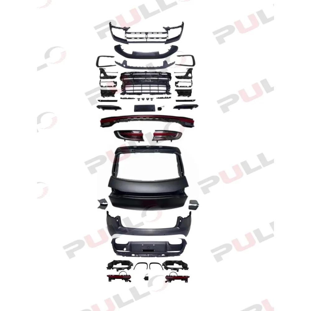 

Car Body Kit for Porsche Macan 2014-2017 Upgrade 2018-2021 Model Include Front and Rear Bumper,grille,rear Door,taillamps