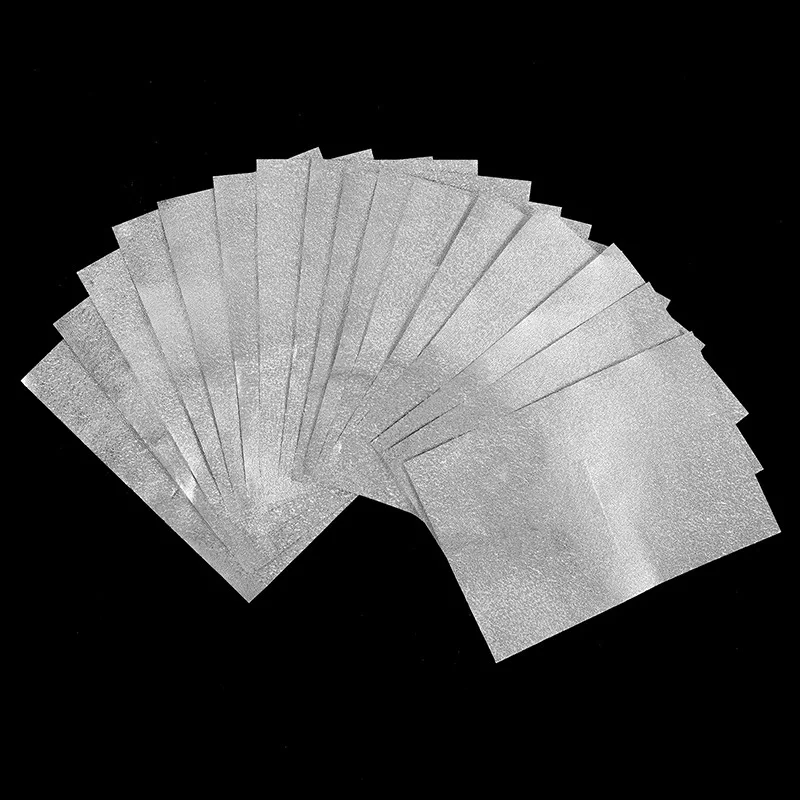 50/100PCS Folie Nagel Wraps Gel Nagellak Remover Folie Wraps voor Nagels Losweken Gel Remover met Wattenschijfje Verwijderen Nagellak