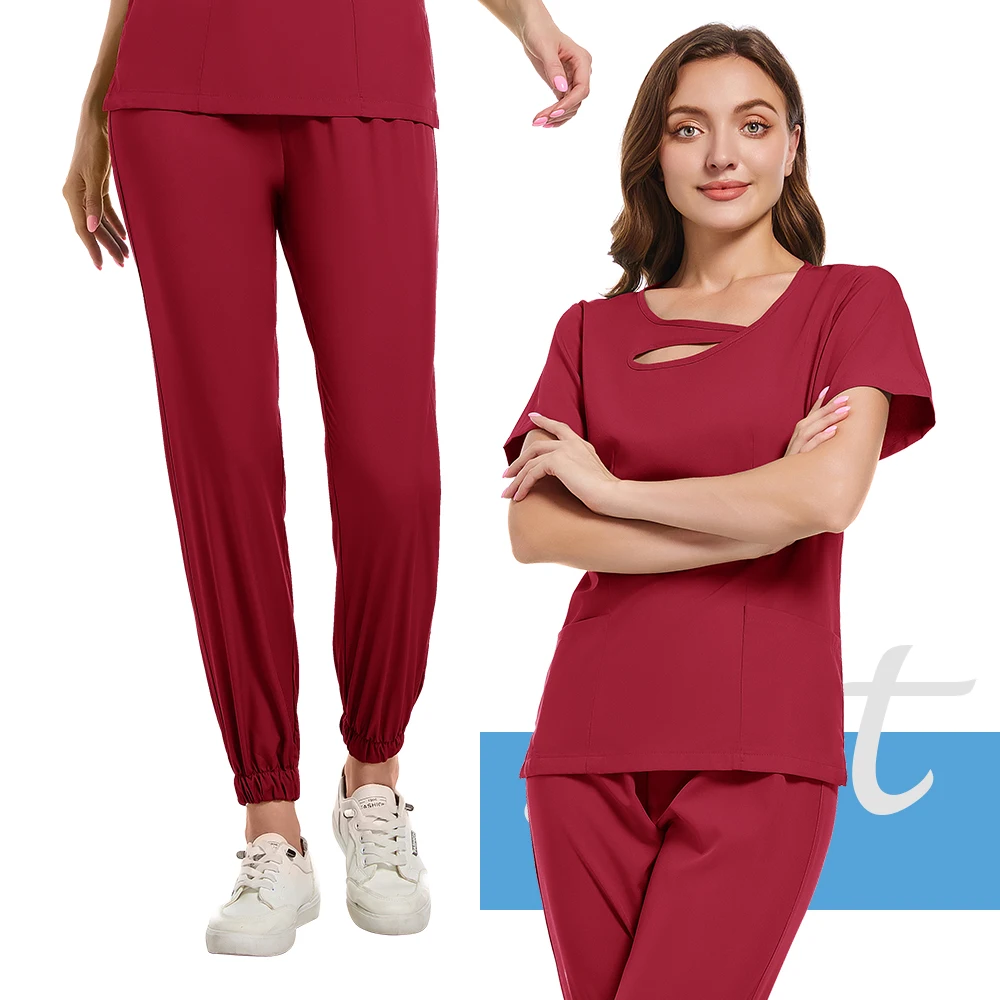 زي موحد طبي ومجموعة الدعك ، ملحقات الممرضات ، عيادة الحيوانات الأليفة ، ملابس بيطرية ، ملابس عمل مستشفى الأسنان ، مجموعة التمريض الطبي