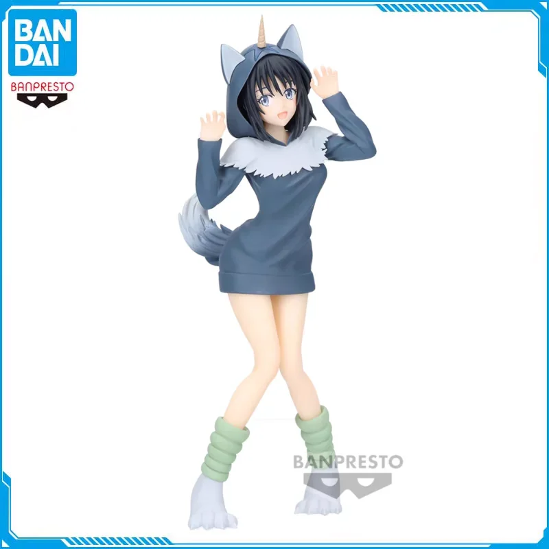 BANDAI Original That Time I Got Reincarnated As A Slime Shizue Izawa Wolf King Hoodie Ver. Action Figure Model Toys Kids Gift