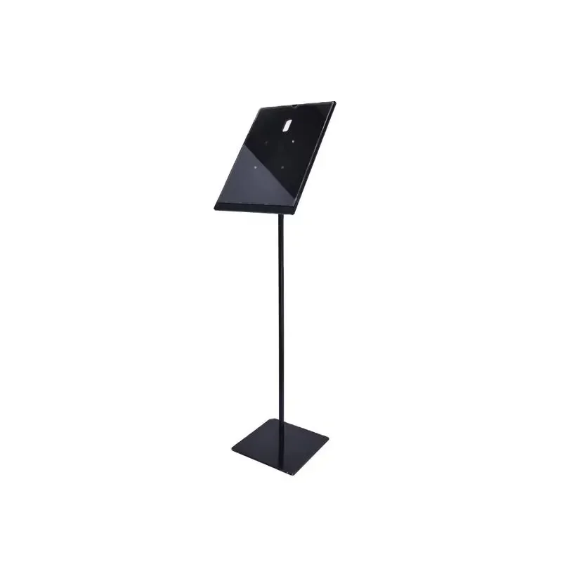 for Junyao Modern Black Stainless Steel Floor to Ceiling Display Stand Detachable No Assembly for Shopping Malls and Stores