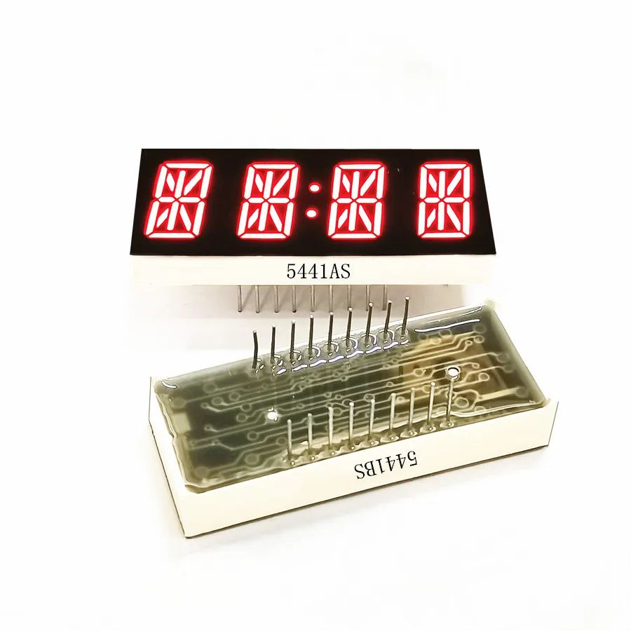 48x20x6MM 0.54 Inch Highlight Red LED Display 4 Bit Cathode Anode Digital Bar Chart for Household Appliances Display Screen