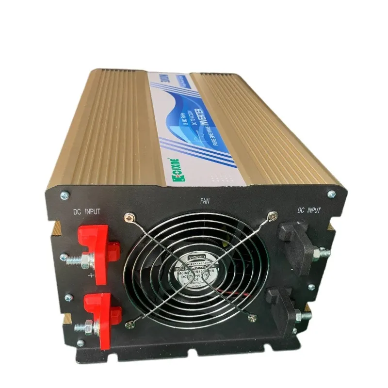 Inwerter solarny 3000W/3kW 12V/24V/48V DC na 110V/120V/220V/230V AC, czysta fala sinusoidalna