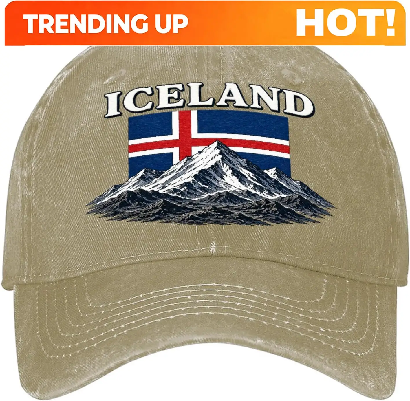 Customization National Elements Print Baseball Cap Adjustable Cotton Dad Hats For Women Men