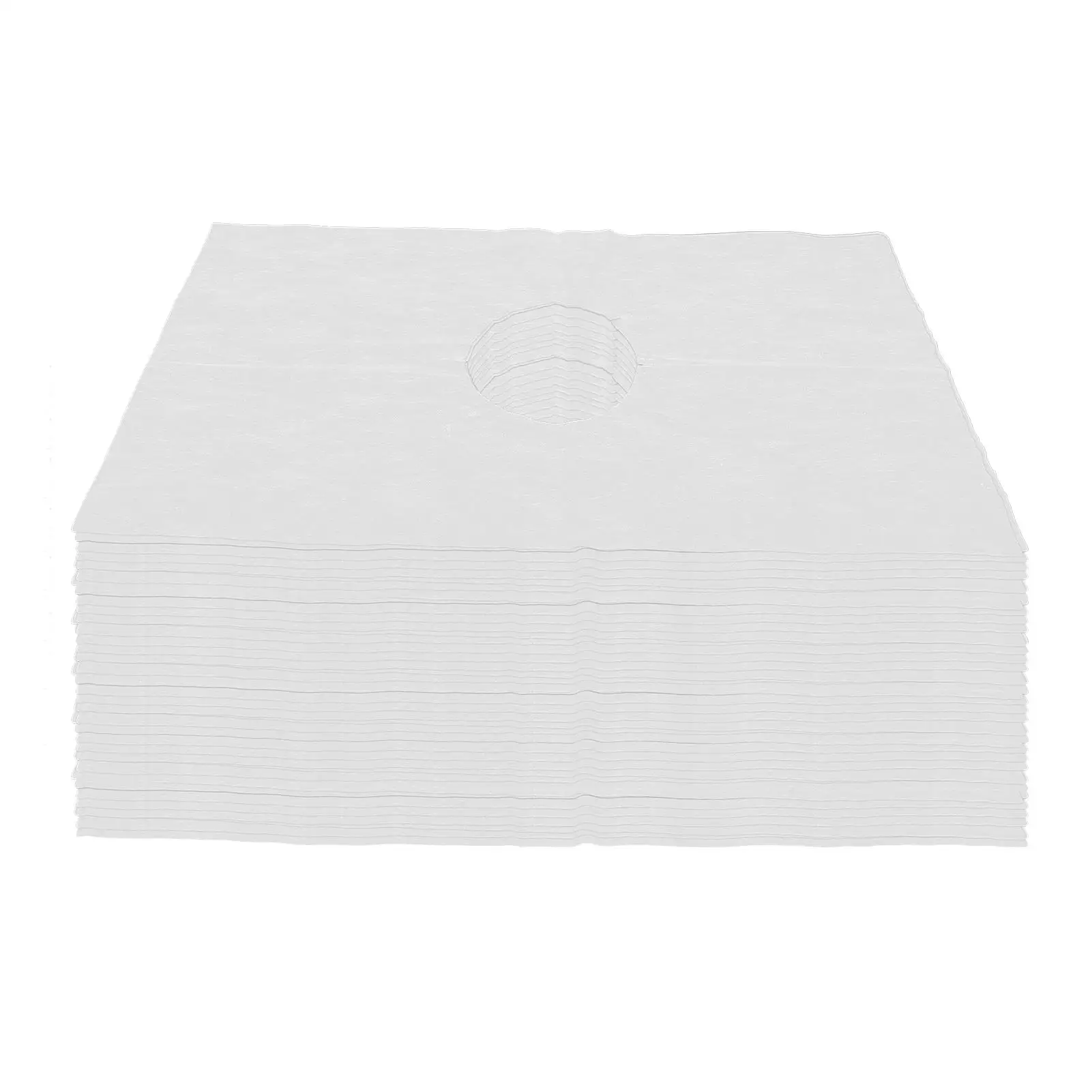 미용실 사용을 위한 마사지 침대를 위한 통기성 일회용 얼굴 받침대 커버 둥근 구멍 디자인