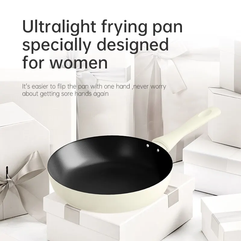 26CM Non-stick Frying Pan Cast Iron Pans Coated For Food Frying Cooking Stir-Frying Kitchen Utensils Kitchen Helper Kitchenware