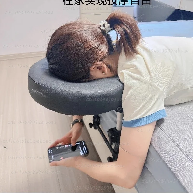 Suspension-style Massage Headrest Support Frame for Home Use. Foldable and Portable Beauty Eye Recovery Pad.