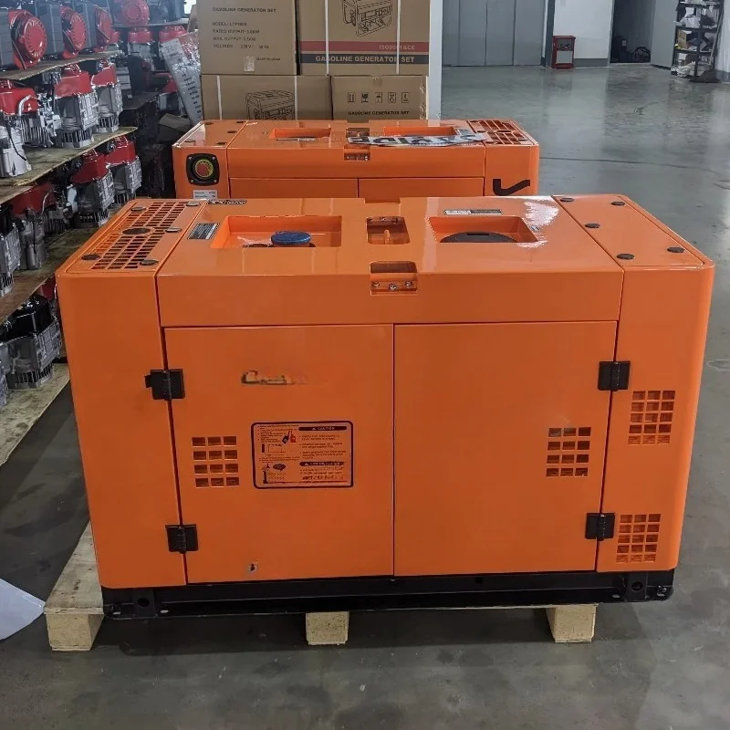Generador Diésel Súper Silencioso de 20kw 15kw, Generador Portátil de 20kva 15kva 10kva 8.5kva, Grupo Electrógeno