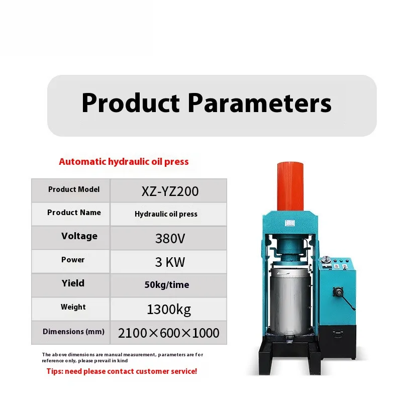 Commercial Fully Automatic Hydraulic Small Press High Peanut, Rapeseed, Sesame, And Soybean Yields For Oil Works