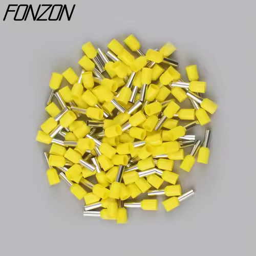 100PCS/pack insulated wire crimp terminals E0508 1008 1508 7508 2508 tubular pressure wire ferrule connectors pin-type connector - Image 11