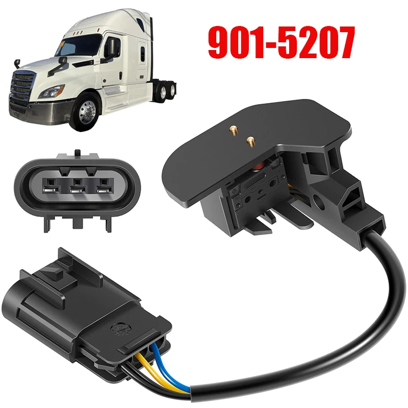 901-5207 Clutch Switch - Heavy Duty Direct Fit Replacement for Freightliner Cascadia 2008-2020 | Clutch Interlock Starter Switch