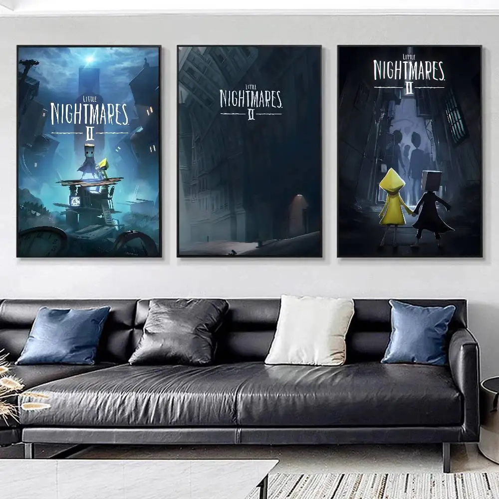 1pc Cartoon Game Little N-Nightmares Posters HD Print Vintage Wall Art Decor for Home Study Room