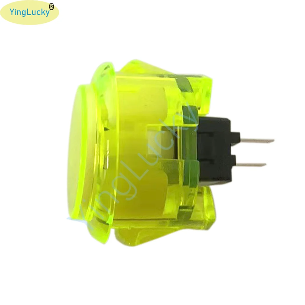 10 Stück/Beutel Arcade-Druckknöpfe 30mm 24mm SANWA OBSC-Knopf Nachbildung Mehrfarbig Transparent Ohne LED für DIY ARCADE Pandora Spiel – Detail 7