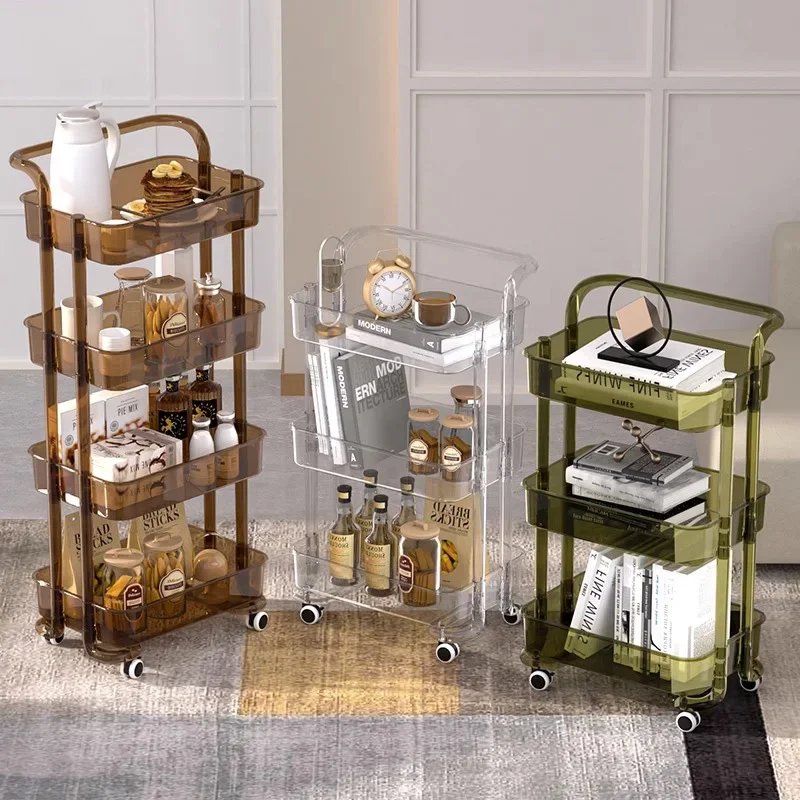 

Tea Tattoo Salon Trolley Rolling Equipment Work Storage Salon Trolley Beauty Makeup Carrinho Auxiliar Salon Furniture RR50ST