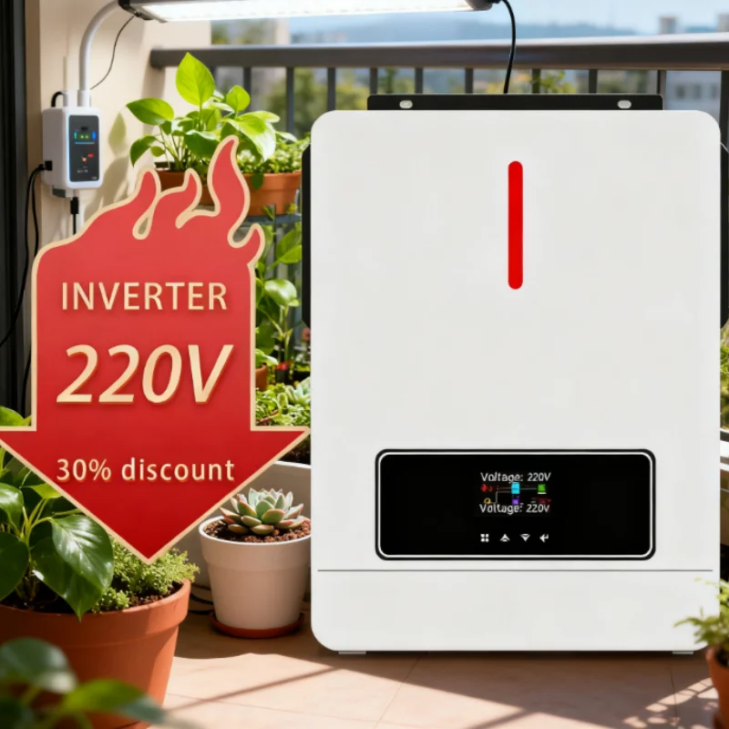 

10kW 48V hybrid Inverter with High-Current 180A MPPT, Max 500V PV Input for 230V Home Backup