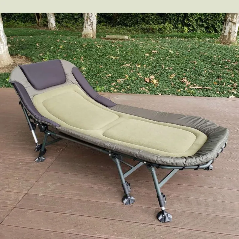 European all-terrain foldable adjustment high and low oversized lunch break home outdoor bed