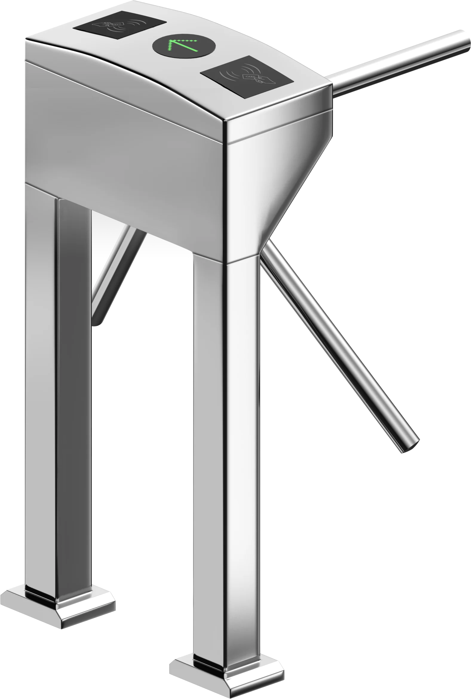 التحكم في الوصول الأسطوانة بطاقة التمرير عملة معدنية تعمل ترايبود الباب الدوار