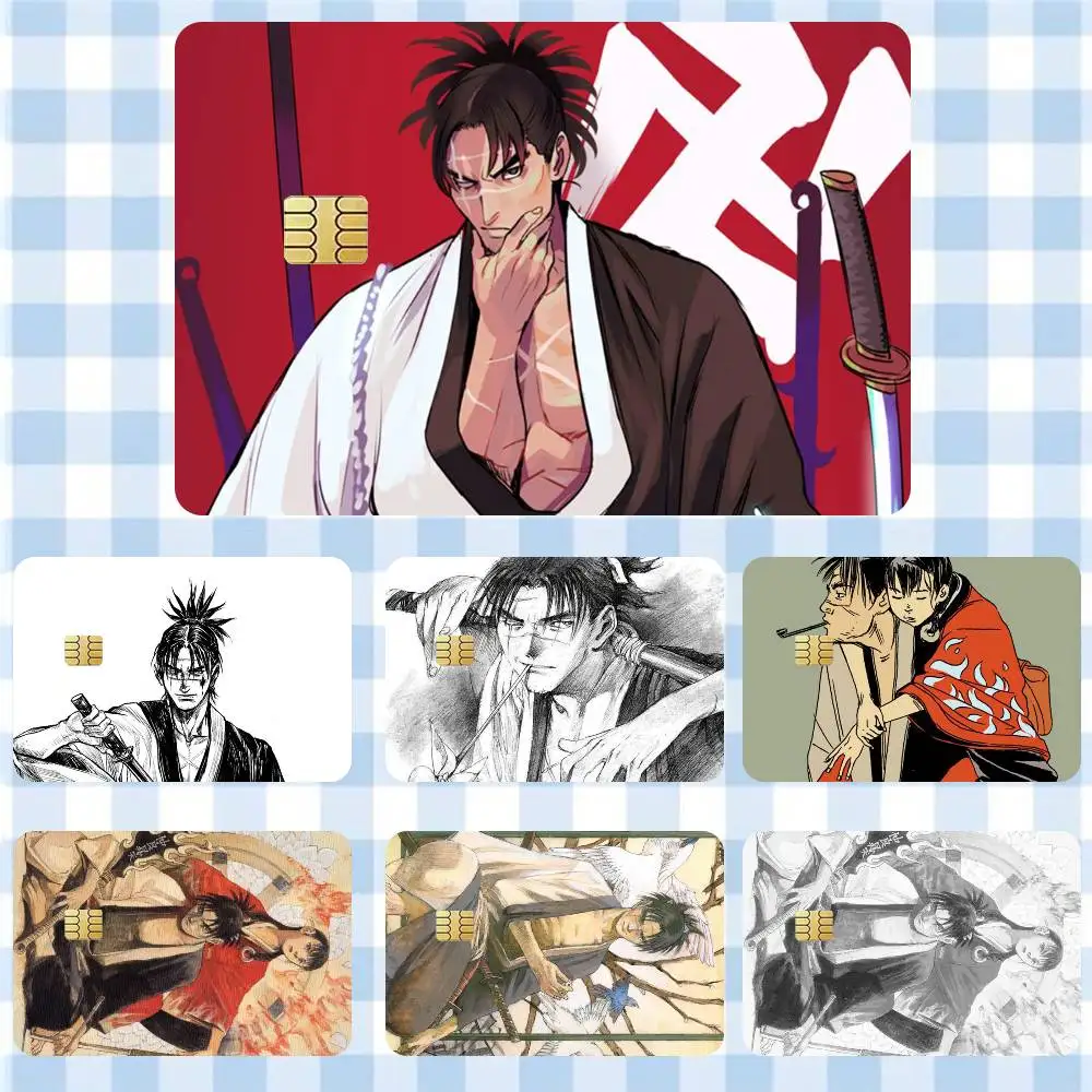 Manga Mugen no Juunin  Sticker Film Tape Skin for Credit Card Debit Card Waterproof Stickers Cartoon