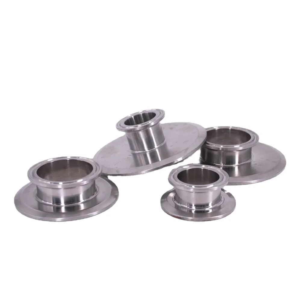 1,5" 2" 2,5" 3" 3,5" 4" Reduktor Tri Clamp Krótki kołnierz OD Zaślepka Redukcja SUS 304 Stal nierdzewna Sanitarna piwo domowe