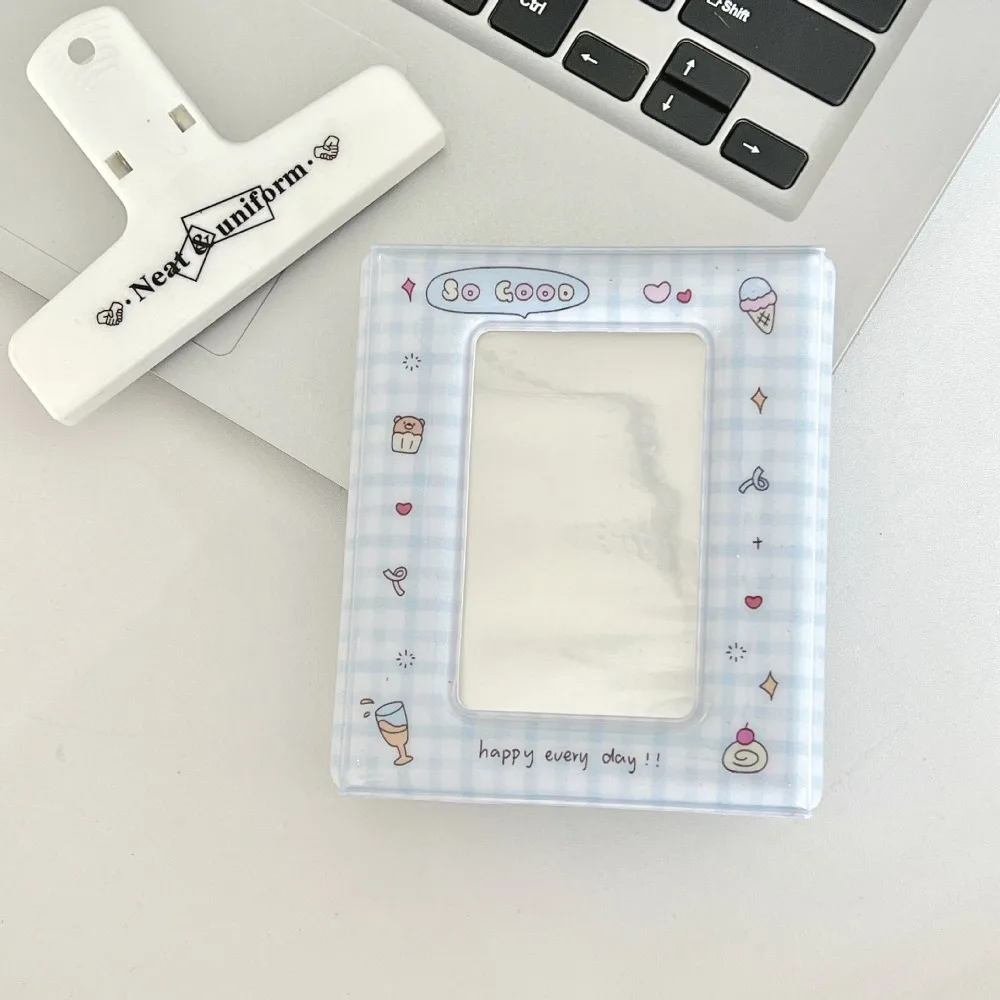 Mini-Kartenbuch im koreanischen Stil, PVC, 32 Fächer, Fotoalbum, 7,6 cm (17 Zoll) Idol-Fotokartenhalter