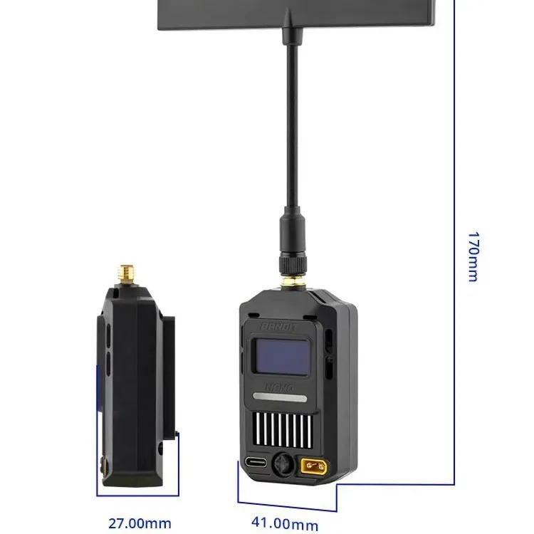 Bandit Nano Elrs 915MHz receptor de bajo consumo de energía, Dron FPV, Control remoto para modelo de avión RC, UAV