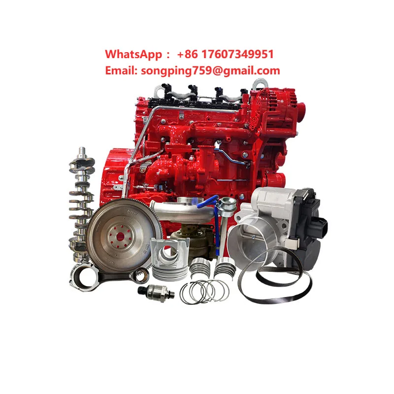 New Vertical 4 Stroke 4 Cylinders YC6G230N-50 170kw 7.8L LNG CNG Diesel Engine Aluminum Assembly Replacement for Auto Motor Bus