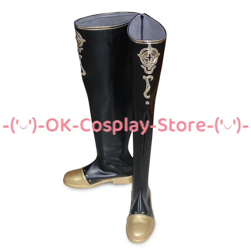 Lovelive Nijigasaki High School Zhong Lanzhu Cosplay Shoes Halloween Carnival Boots PU Leather Shoes Cosplay Props Custom Made