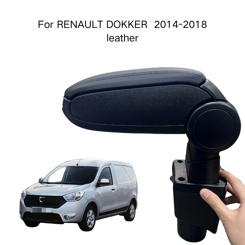 

Armrest For RENAULT DOKKER 2014-2018 Leather Custom Fit Center Console Storage Box Vehicle Accessories