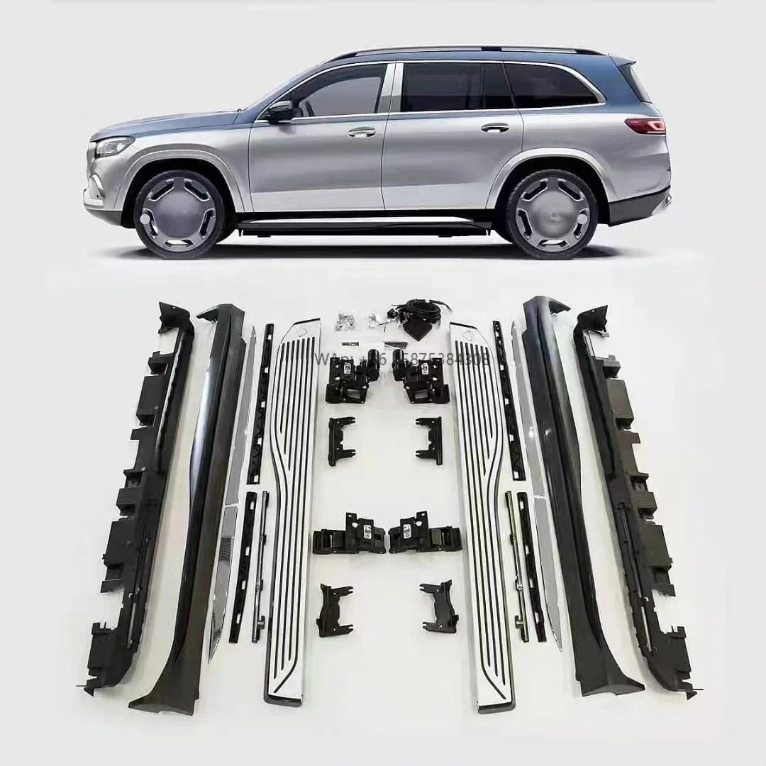 

New Arrived Electric Side Step for Mecedes-Benz GLS Class X167 Style Customizable Aluminum Electric Side Step Pedal